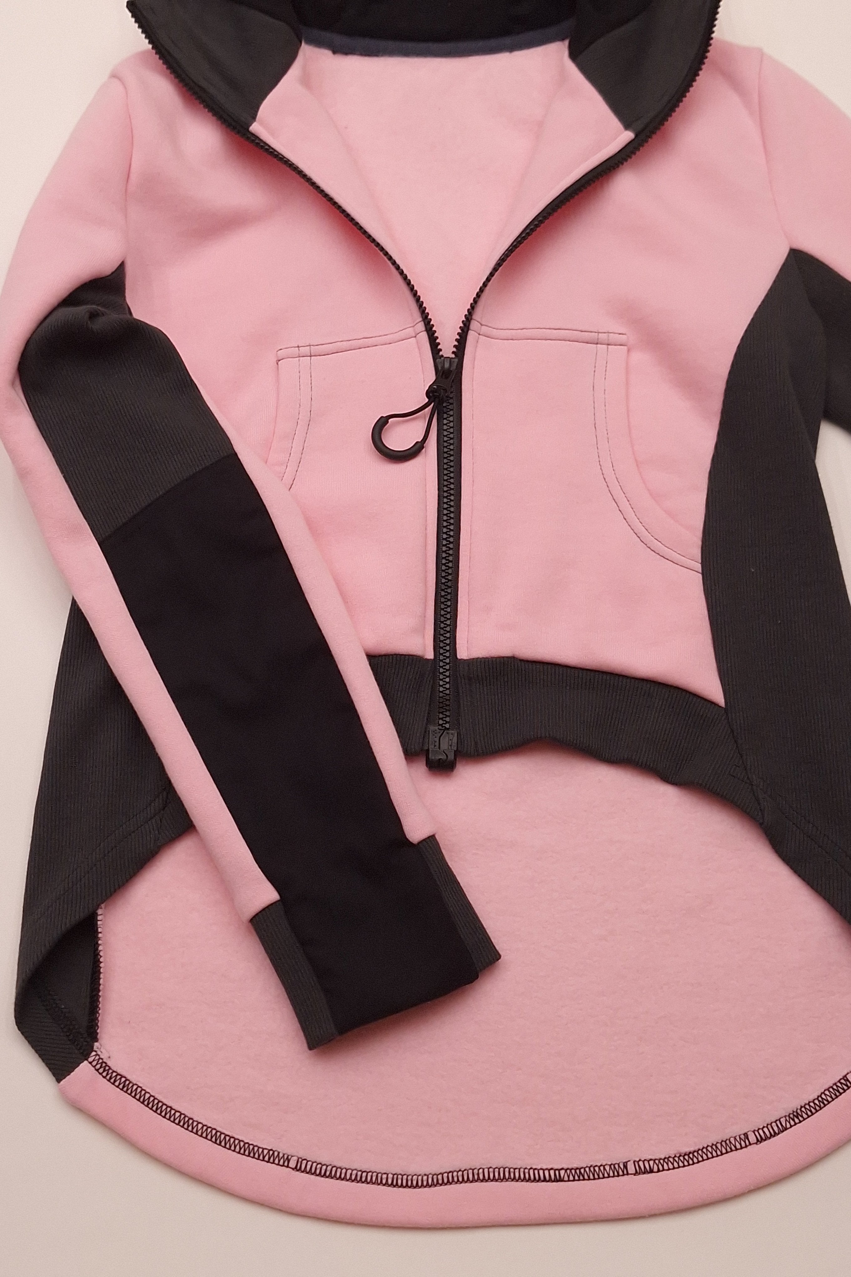 Ladies' Wheelchair Adaptive Jersey jacket with magnetic zipper
