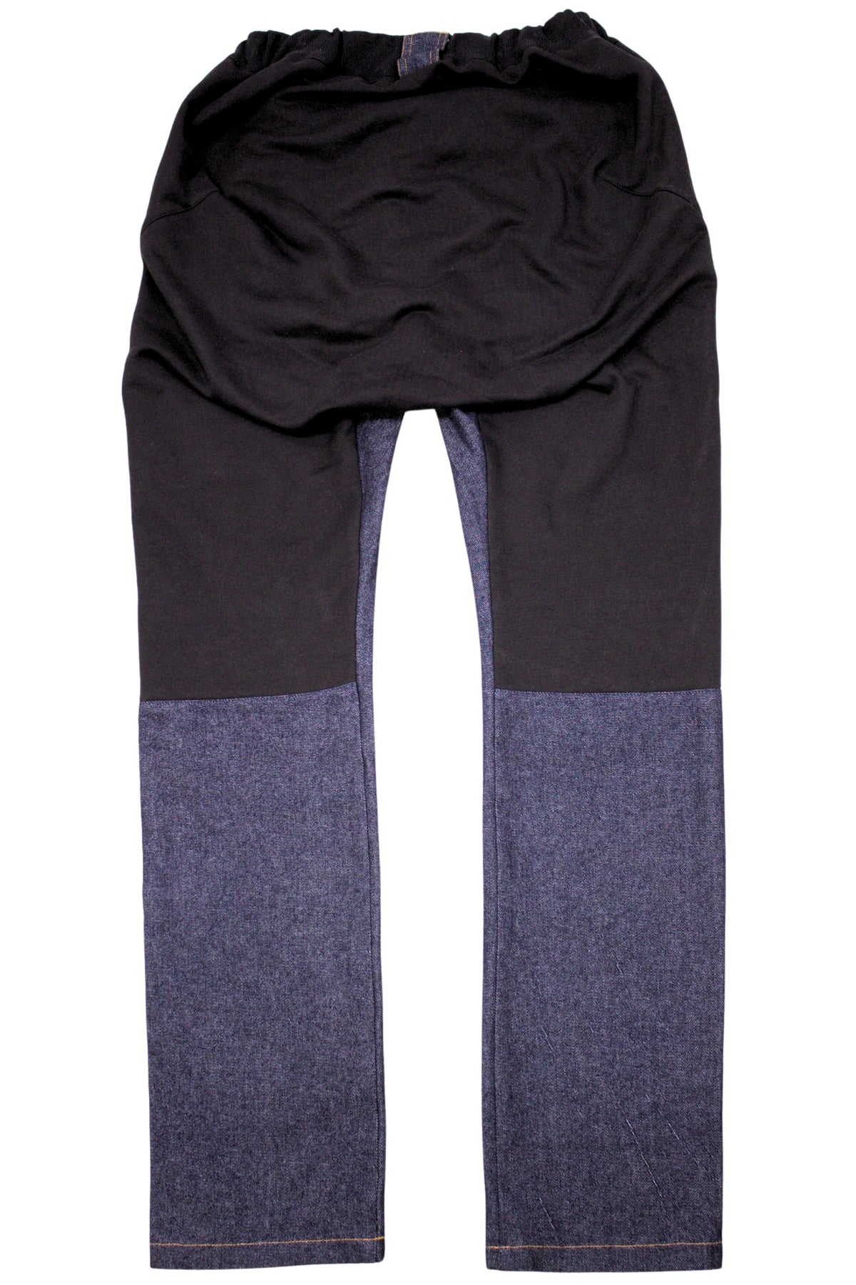 Aangepaste herenjeans voor rolstoelgebruikers met voorklep 100% katoen