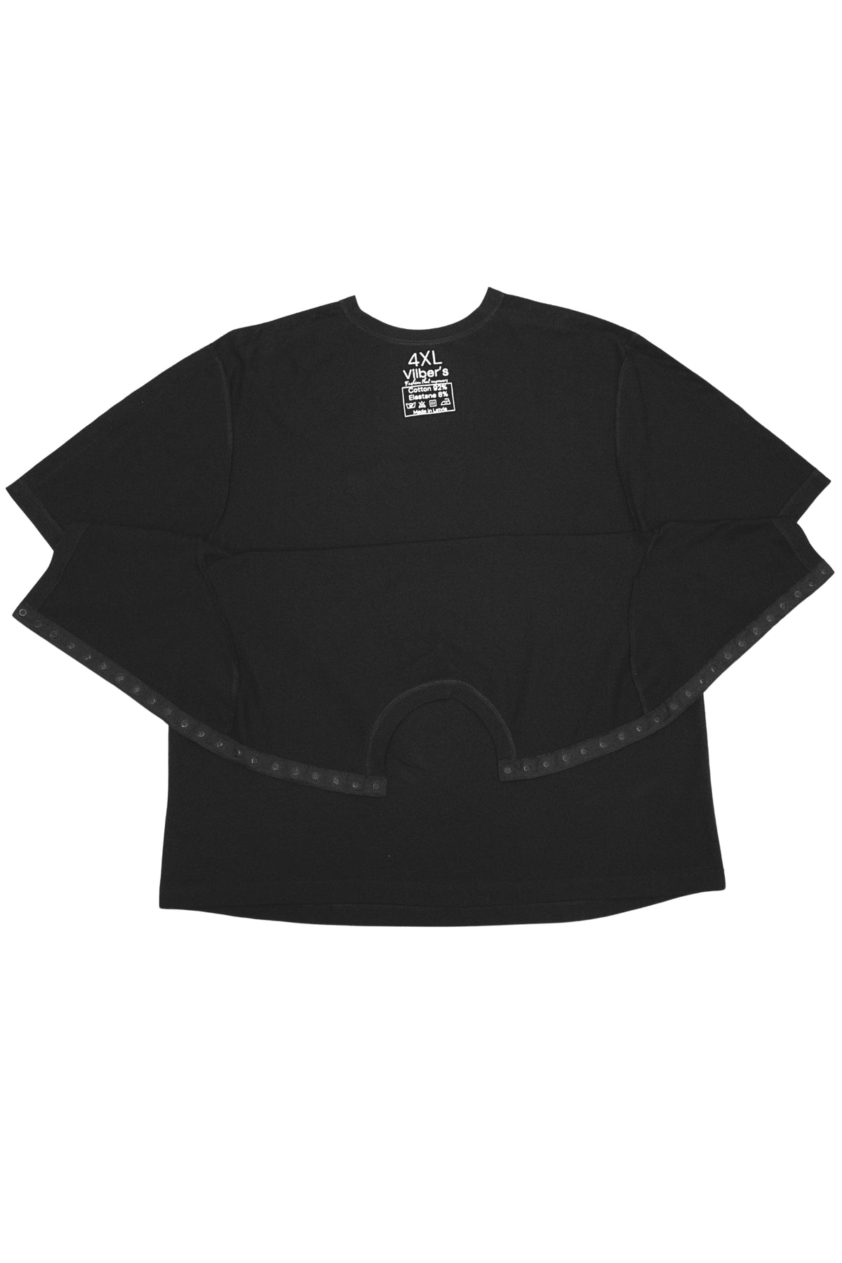 Adaptief T-shirt voor heren met te openen schouders