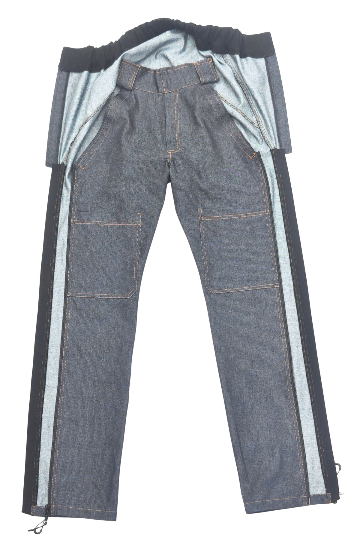 Aangepaste Herenjeans voor Hulpmiddelen bij het Aankleden | 100% Katoen Denim