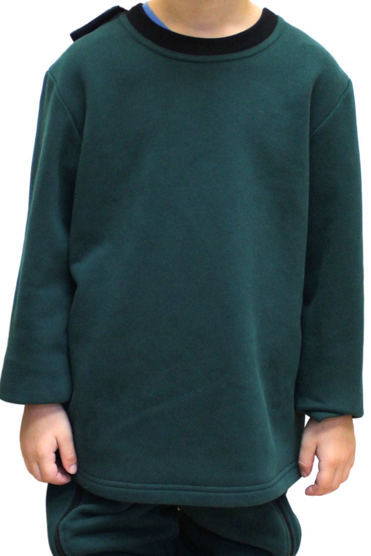 Sweatshirt for Children Who Need Assisted Dressing