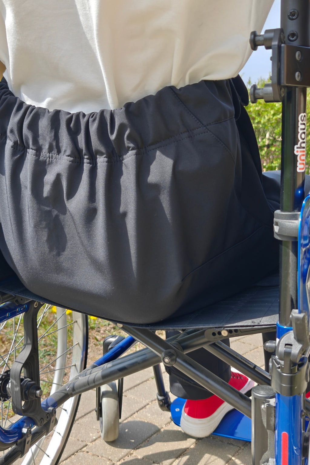 Heren rolstoel adaptieve warme softshell broek