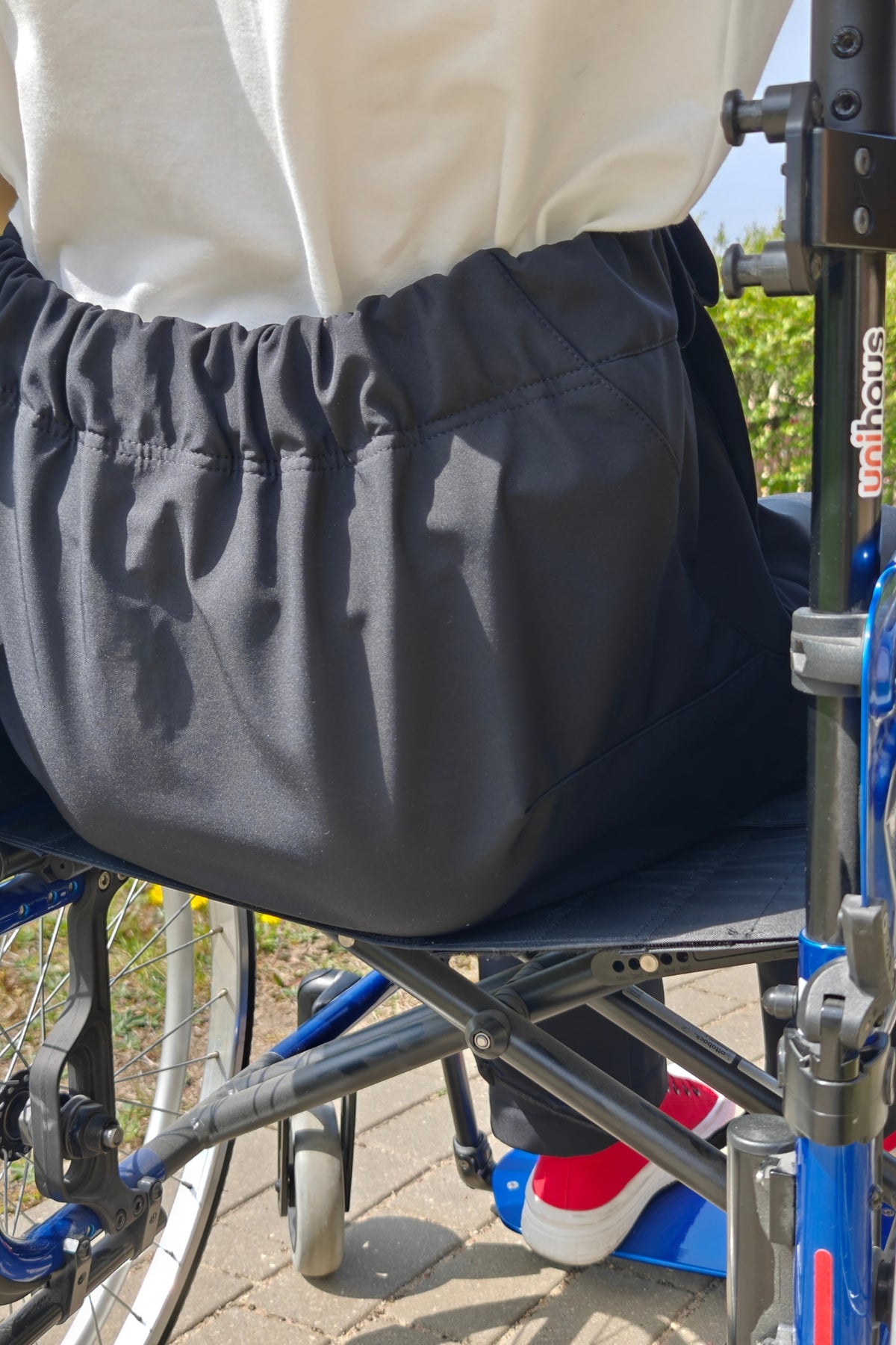 Heren rolstoel adaptieve warme softshell broek