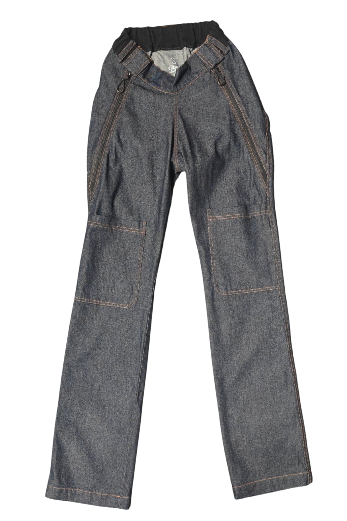 Aangepaste damesjeans voor rolstoelgebruikers: Zittend patroon, 100% katoenen denim