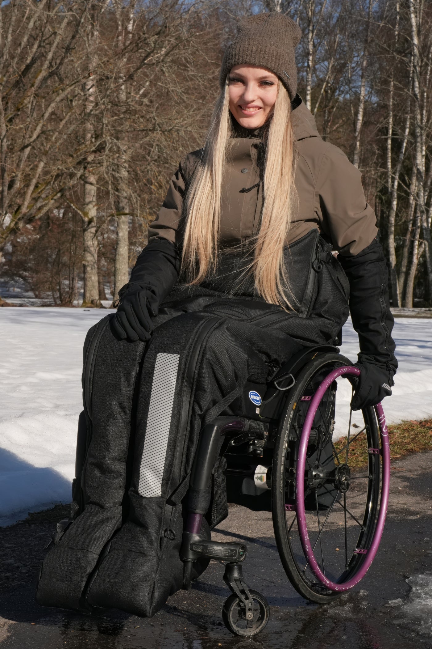 Racer Extreme Pro – Voetenzak voor rolstoelgebruikers, voor extreme weersomstandigheden en wintersport