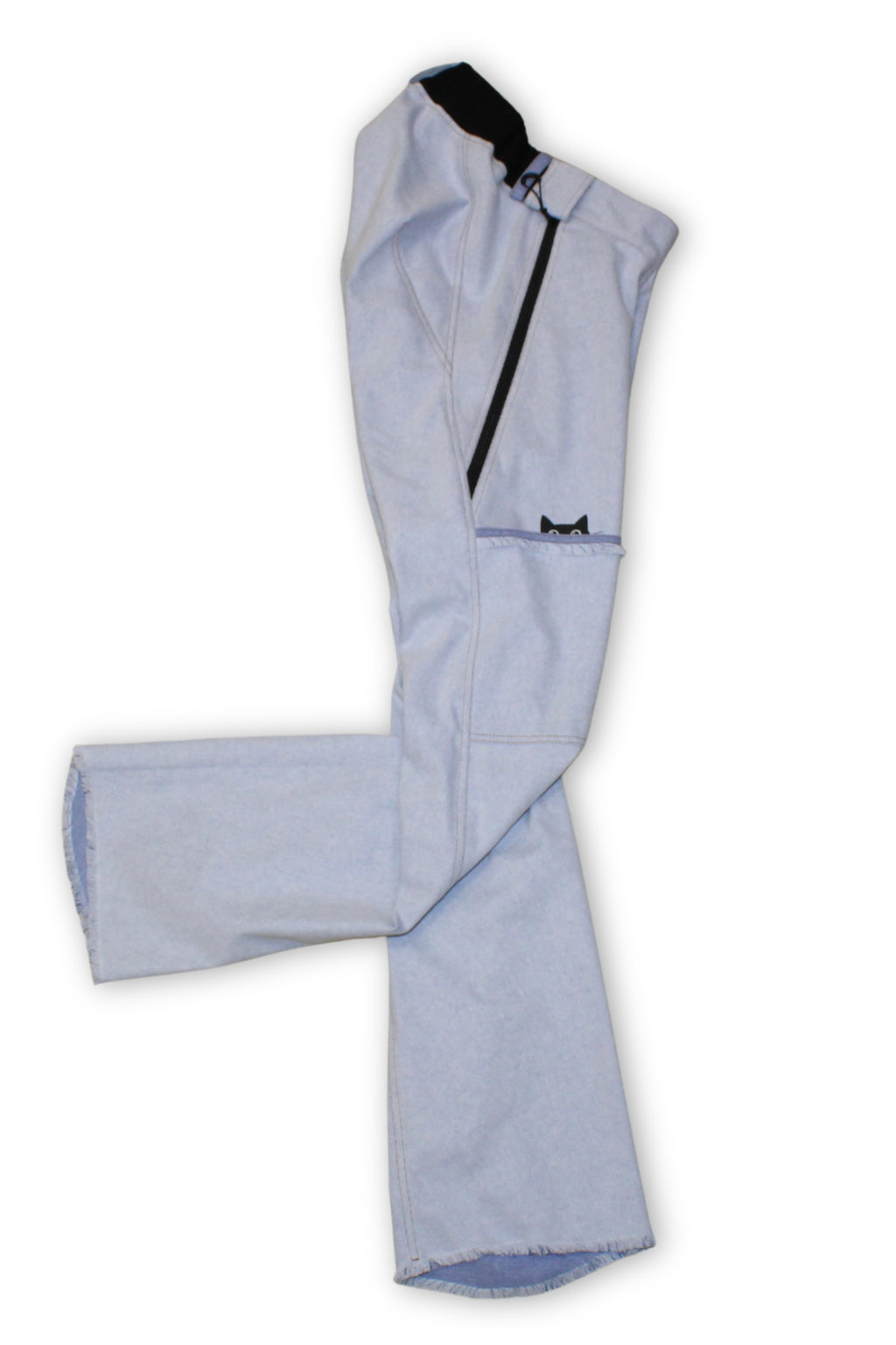 Last items! Women's wheelchair adaptive jeans with elastic waist and fun print