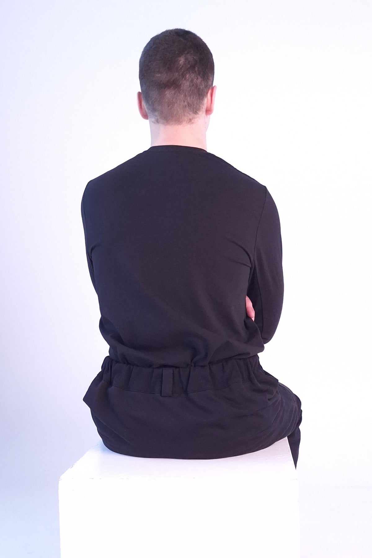 Heren premium adaptive joggingbroek voor rolstoelgebruikers met voorkant die omlaag kan