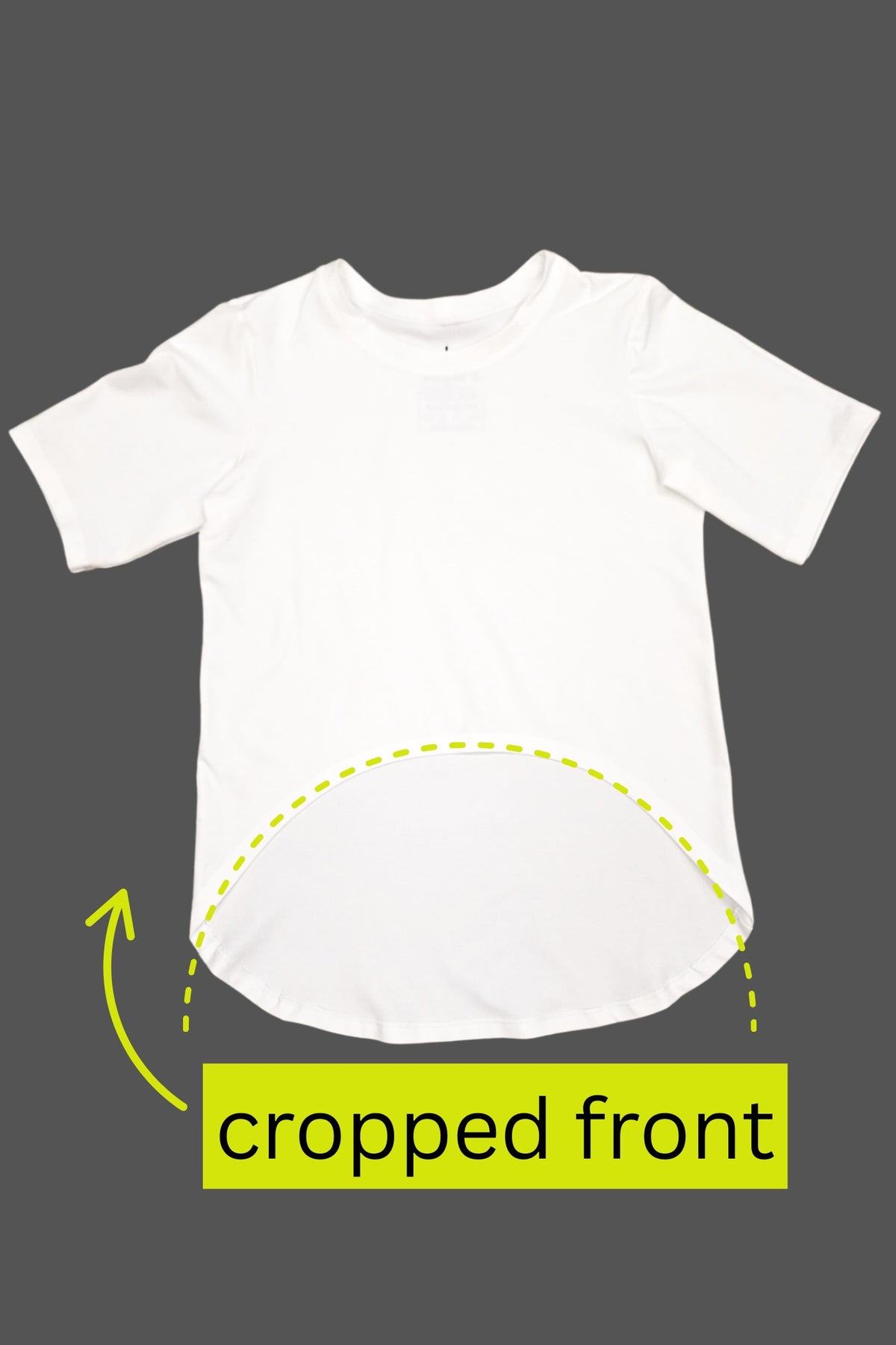 Dames T-shirt met rolstoelaanpassing | Prikkelarm